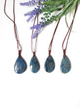 Load image into Gallery viewer, Macrame Dummortierite Necklace
