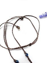 Load image into Gallery viewer, Smokey Quartz Macrame Necklace
