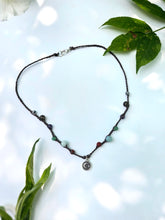 Load image into Gallery viewer, Earthy Tones Macrame Crystal Choker
