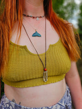 Load image into Gallery viewer, Earthy Tones Macrame Crystal Choker
