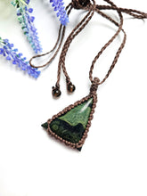 Load image into Gallery viewer, Kambaba Jasper Macrame Necklace
