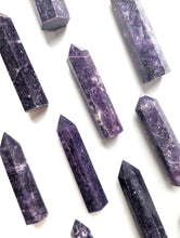 Load image into Gallery viewer, Dark Purple Lepidolite Towers
