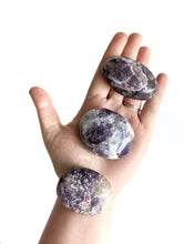 Load image into Gallery viewer, Lepidolite Palm Stone
