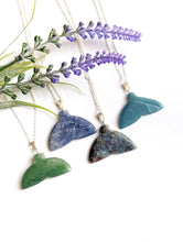 Load image into Gallery viewer, Crystal Whale Tail Necklace
