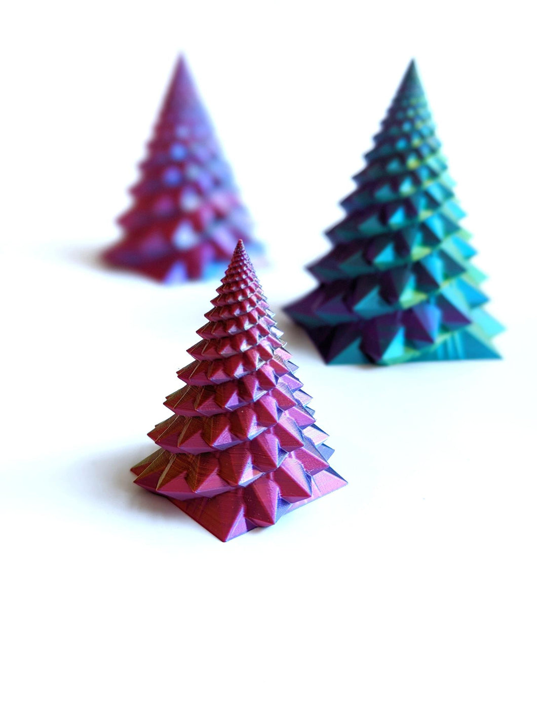 Geometric Christmas Trees