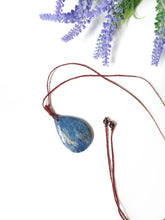 Load image into Gallery viewer, Macrame Dummortierite Necklace
