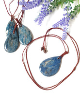 Load image into Gallery viewer, Macrame Dummortierite Necklace
