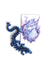 Load image into Gallery viewer, Amethyst Dragon and Card Set
