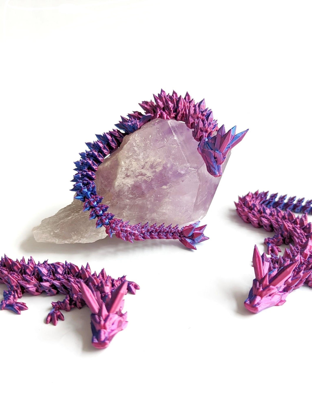 Colourshift 3D Printed Dragons Articulated Fidget Toys