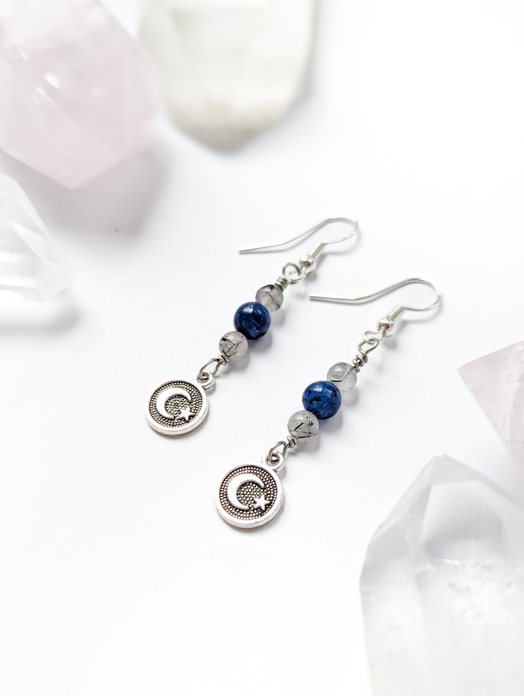 Moon Crystal Earrings