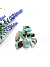 Load image into Gallery viewer, Amazonite, Lepidolite &amp; Smokey Quartz Chips
