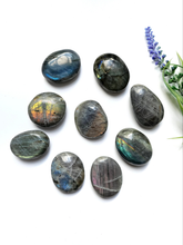 Load image into Gallery viewer, Labradorite Palm Stones
