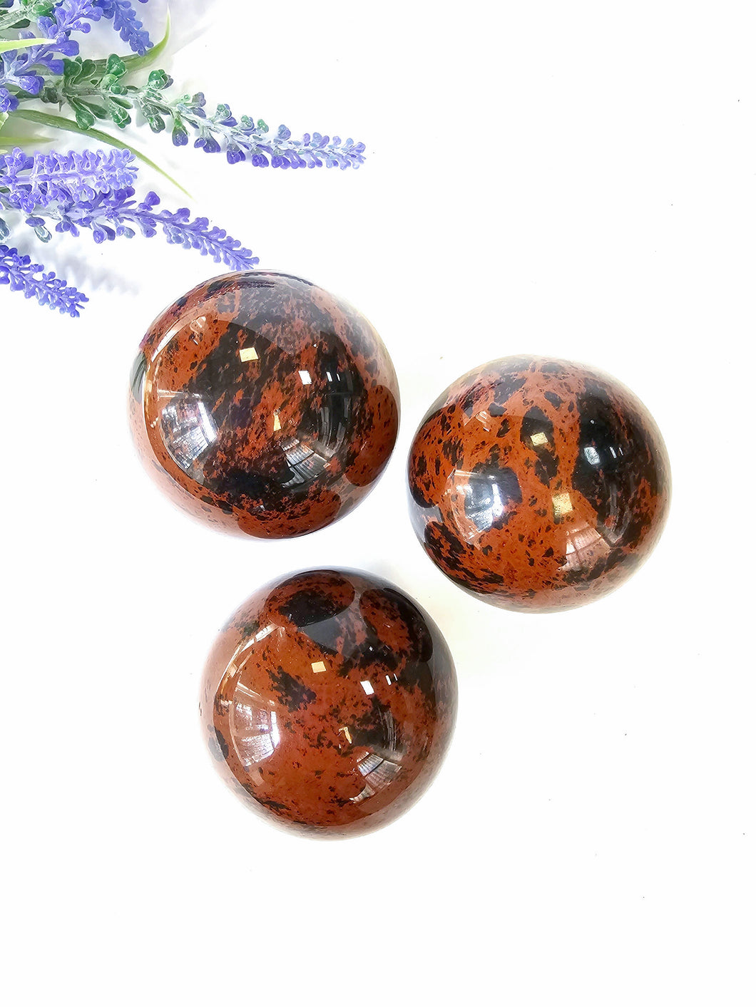 Mahogany Obsidian Sphere