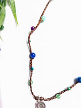 Load image into Gallery viewer, Ocean Vibes Macrame Crystal Choker
