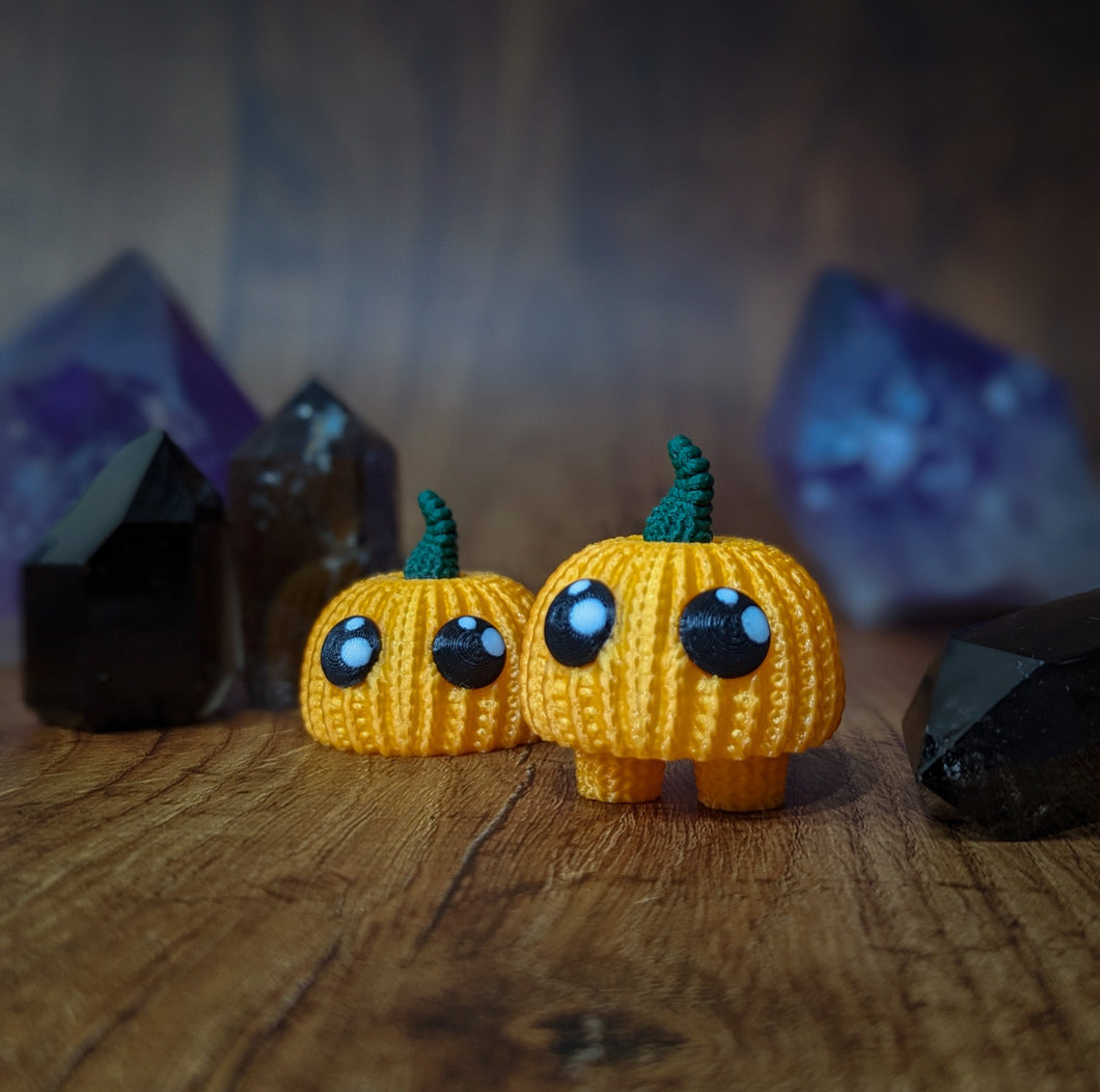 3D Printed Knitted Pumpkin