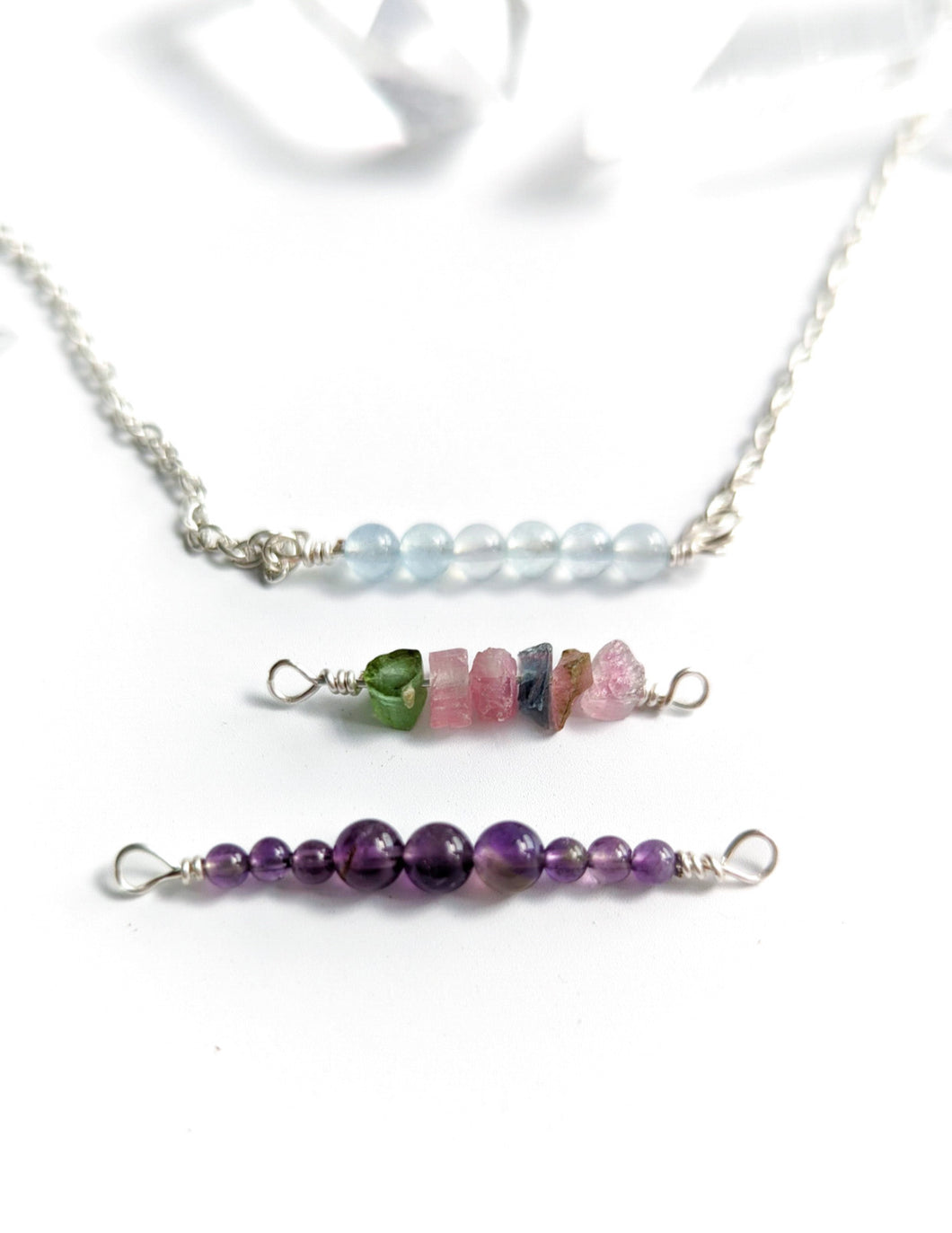 Beaded Bar Necklace