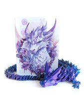 Load image into Gallery viewer, Amethyst Dragon and Card Set
