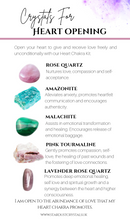 Load image into Gallery viewer, Heart Chakra Crystal Set
