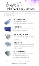 Load image into Gallery viewer, Throat Chakra Crystal Set
