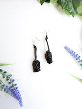 Load image into Gallery viewer, Macrame Tourmaline Earrings
