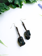 Load image into Gallery viewer, Macrame Tourmaline Earrings
