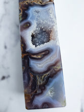 Load image into Gallery viewer, Druzy Purple Moss Agate Tower
