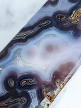 Load image into Gallery viewer, Druzy Purple Moss Agate Tower
