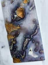 Load image into Gallery viewer, Druzy Purple Moss Agate Tower
