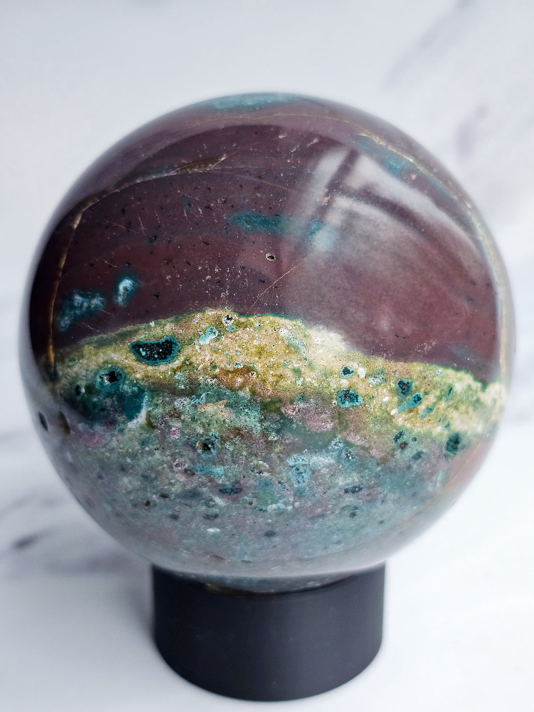 Ocean Jasper Sphere