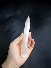 Load image into Gallery viewer, Selenite Pointed Wand
