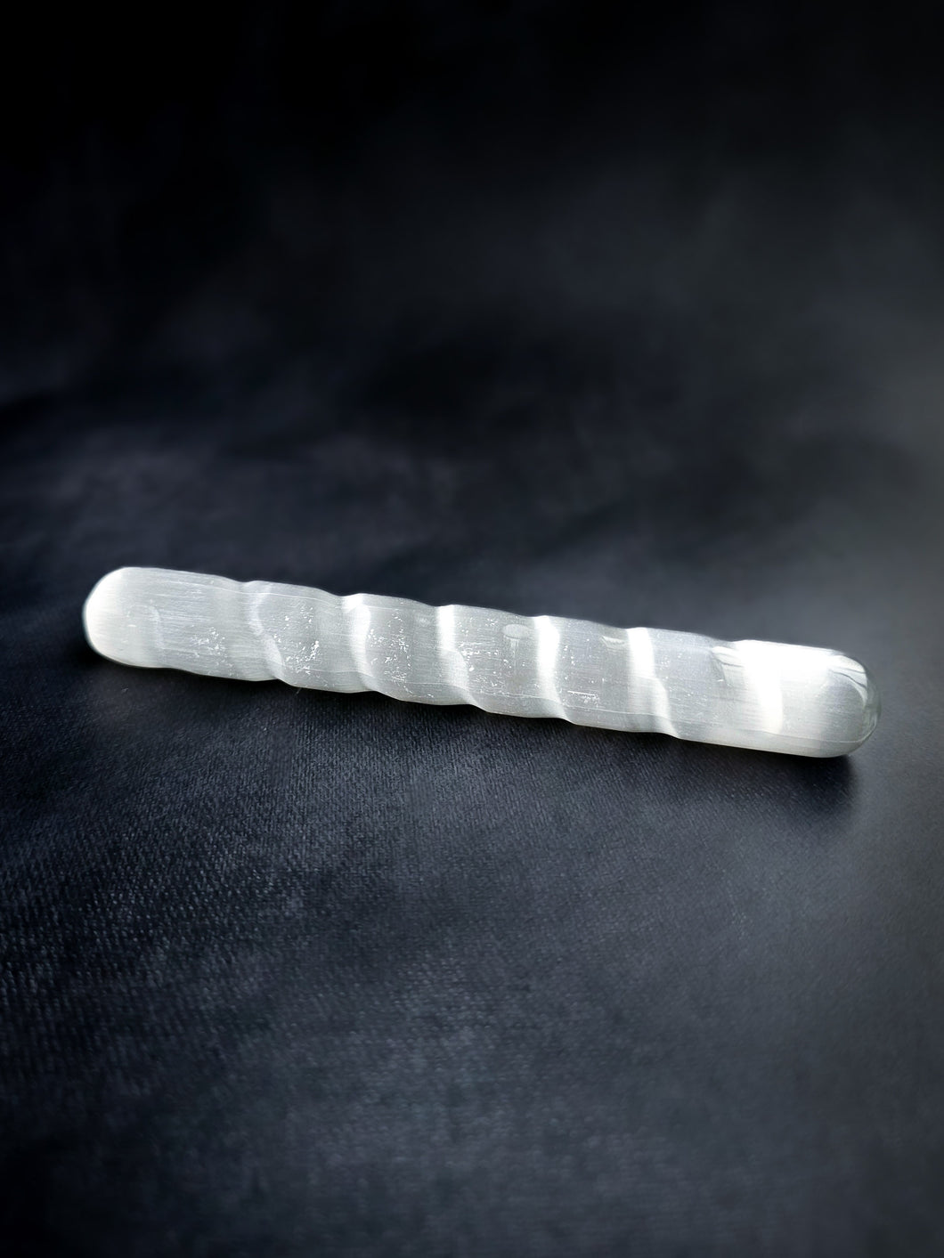 Selenite Twisty Wand