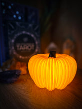 Load image into Gallery viewer, Pumpkin Tealight Cover | 3D Printed
