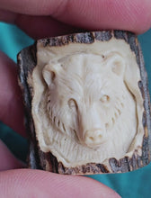 Load and play video in Gallery viewer, Hand-Carved Deer Antler Bear
