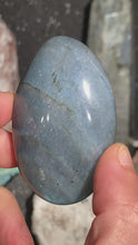 Load and play video in Gallery viewer, Labradorite Palm Stones (Blue Flash)
