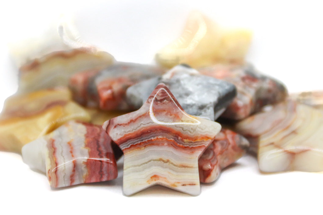 Crazy Lace Agate Stars