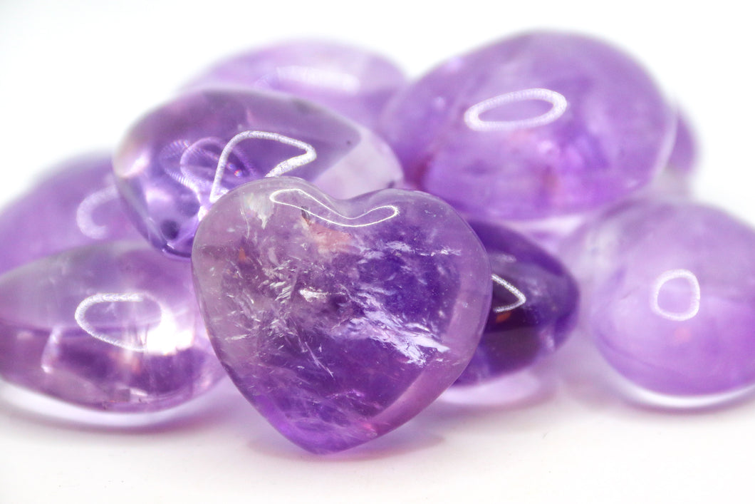 Amethyst hearts