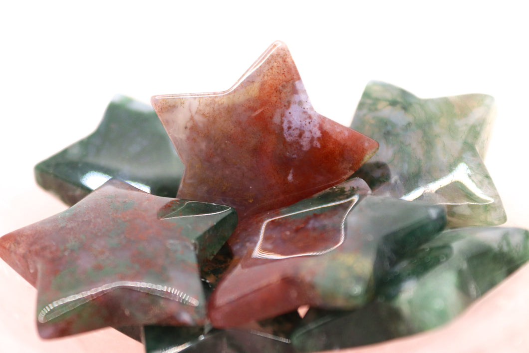 Moss Agate Stars