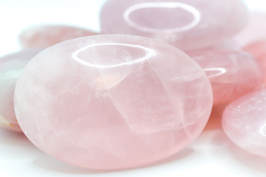 Rose Quartz Palm Stones