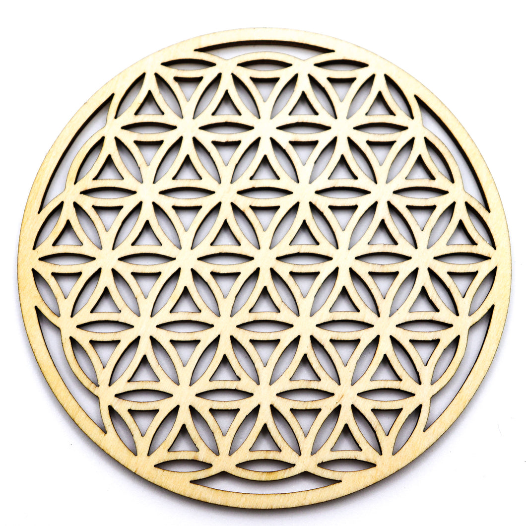 Wooden Flower of Life